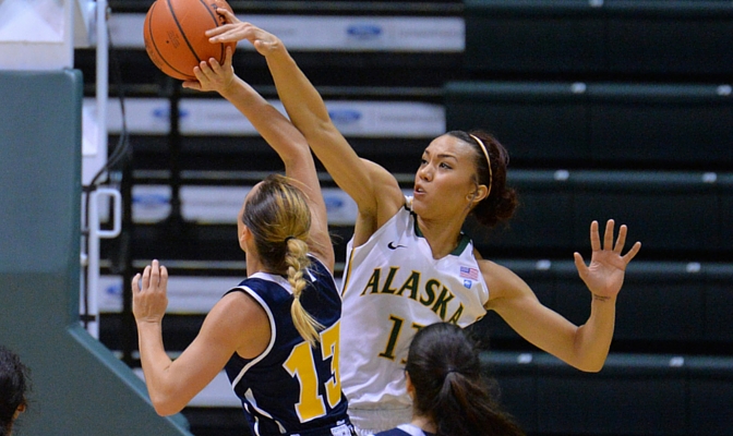 Alaska Anchorage senior forward Megan Mullings led the GNAC shooting 62.9 percent from the field and averaged 16.6 points per game.